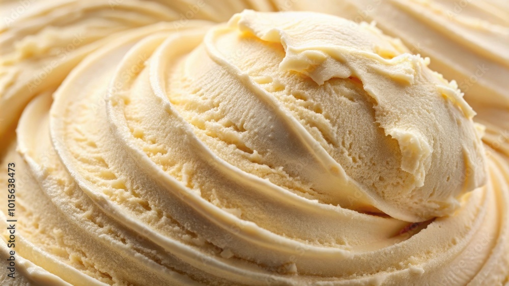 Close up of creamy vanilla gelato with a smooth beige surface texture, vanilla, flavor, gelato, dessert, sweet, creamy, cold Close up of creamy vanilla gelato with a smooth beige surface texture, vanilla, flavor, gelato, dessert, sweet, creamy, cold