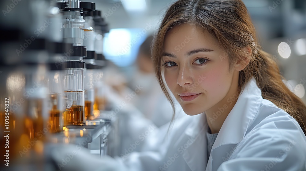Researchers in a medical science laboratory, working with advanced technology to develop new healthcare solutions. Researchers in a medical science laboratory, working with advanced technology to develop new healthcare solutions.