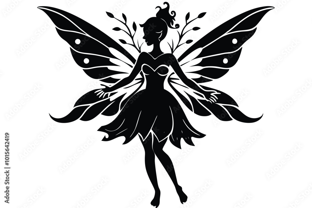 fairy silhouette fairy clipart.eps fairy silhouette fairy clipart.eps