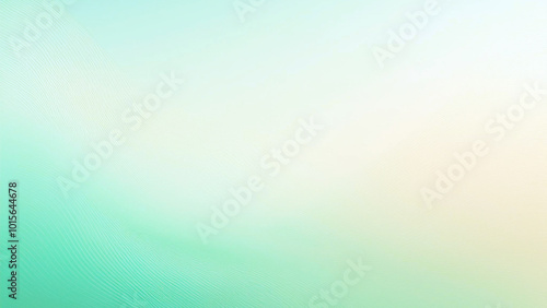 淡いグリーンの抽象的なグラデーションの背景素材