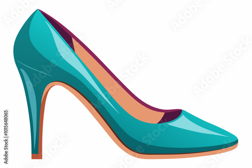 High heels shoe vector icon