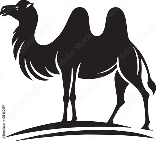 logo camel silhouette vector black and white photo