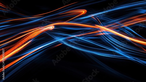 Abstract Light Trails