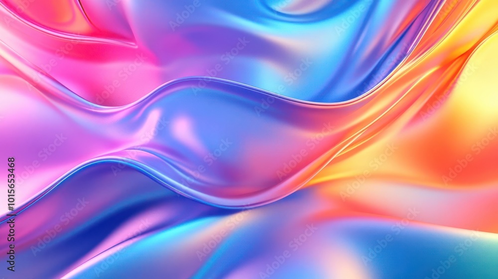 Colorful background with 3D render of abstract fluid shapes, bright and vibrant colors, soft lighting, dynamic and modern design Colorful background with 3D render of abstract fluid shapes, bright and vibrant colors, soft lighting, dynamic and modern design