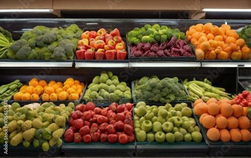 fruits and vegetables at the market