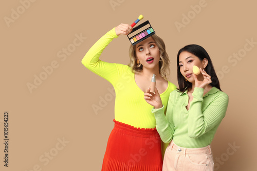 Beautiful young women with ...