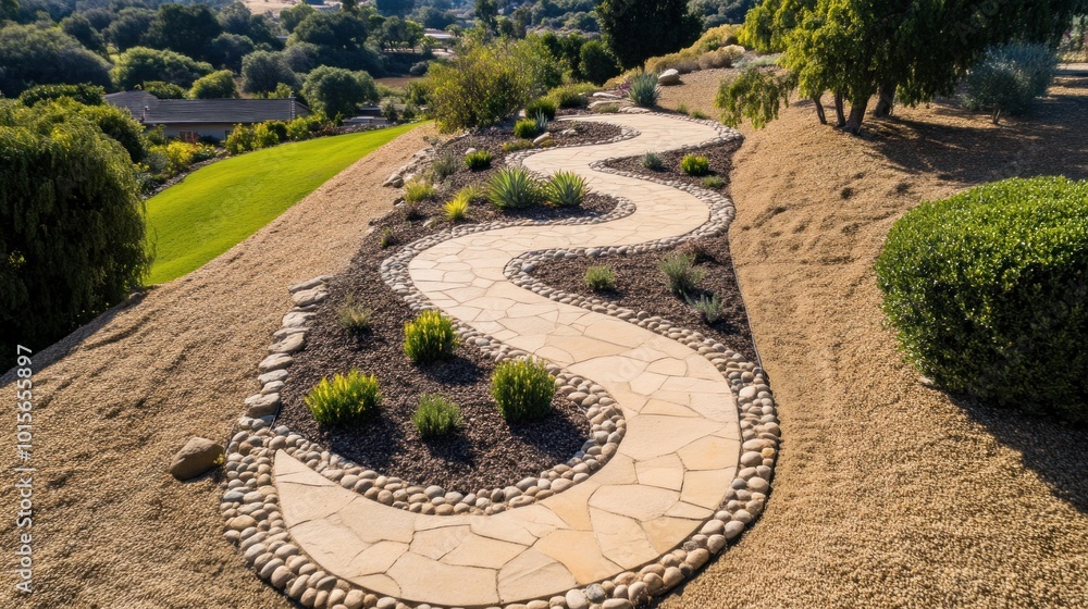 Creating a Serene Outdoor Pathway Enhancing Your Landscape Design with Curved Walkways Creating a Serene Outdoor Pathway Enhancing Your Landscape Design with Curved Walkways