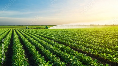 Efficient Irrigation Techniques for Sustainable Agriculture and Crop Growth