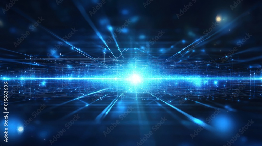 Abstract Digital Network Illustration Abstract Digital Network Illustration