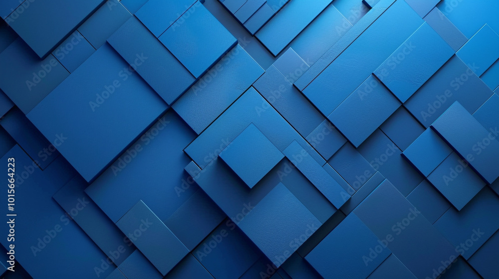 Layered Geometric Patterns in Shades of Blue Layered Geometric Patterns in Shades of Blue