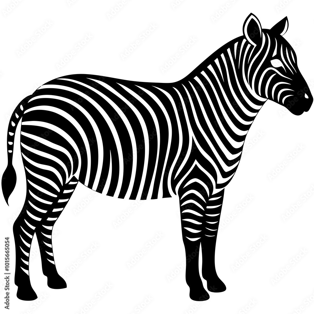 Fototapeta premium zebra vector illustration