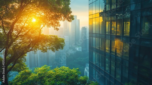 An in-depth study evaluates carbon offset costs and workplace climate change initiatives aimed at sustainability. photo