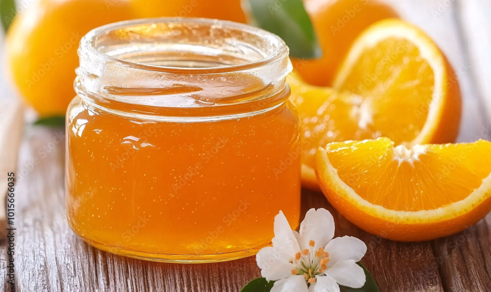 orange jam in a jar-generative ai orange jam in a jar-generative ai
