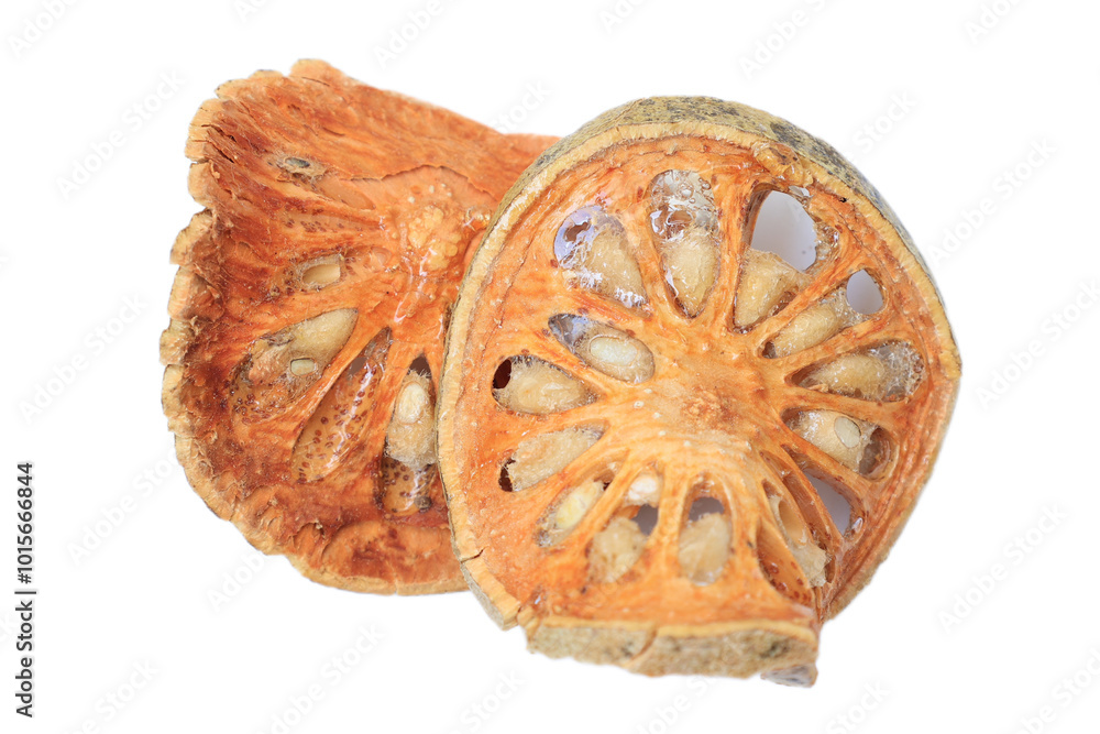 Isolated of dry quince fruit Isolated of dry quince fruit