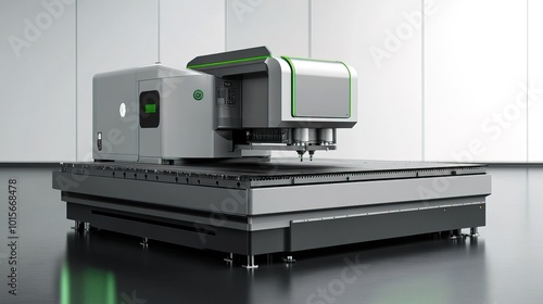 Laser cutting machine for industrial manufacturing processes 