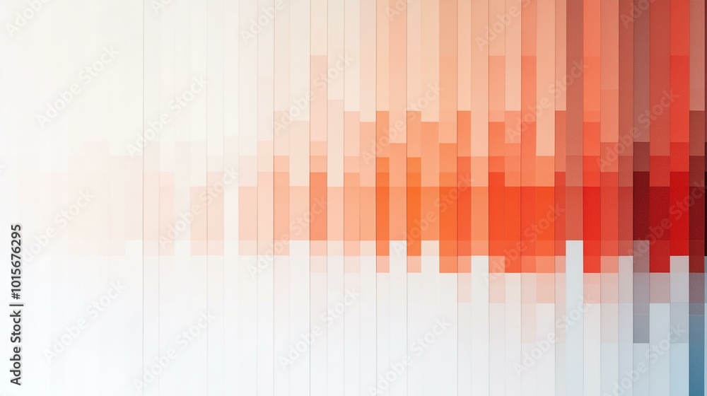 Fototapeta premium Abstract Pixelated Gradient: Digital Art