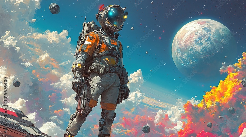Astronaut in Space Astronaut in Space