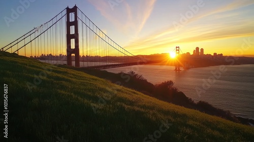 Golden Gate Bridge Sunset