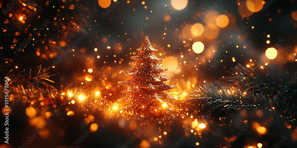 Naklejka premium Merry Christmas background