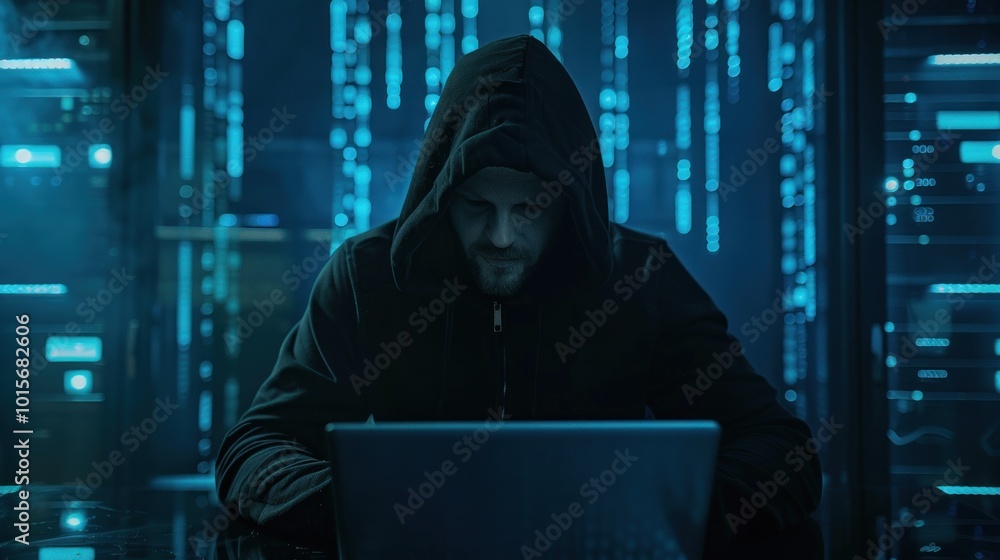 Hacker in the Server Room Hacker in the Server Room