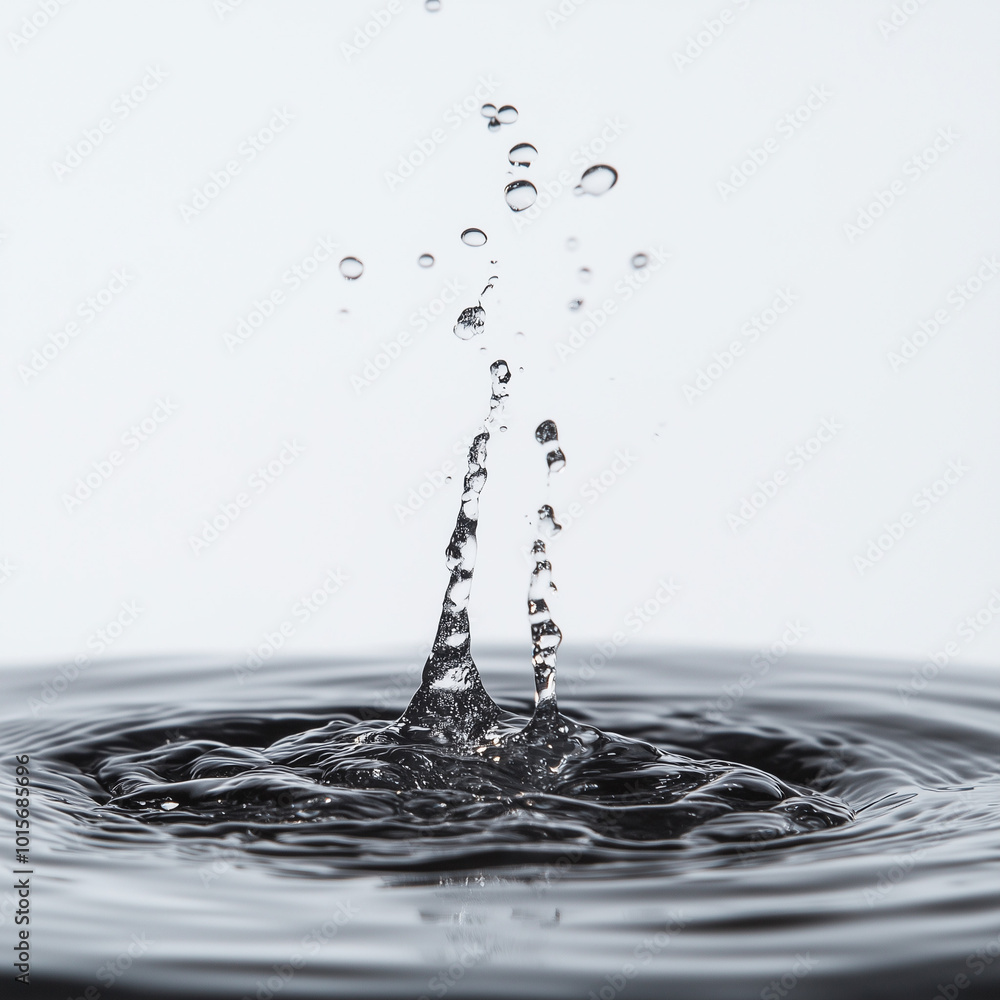 clear liquid water splashing on white background with lights and shadows clear liquid water splashing on white background with lights and shadows