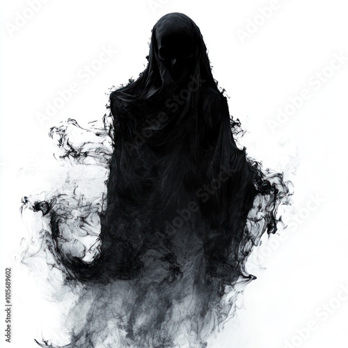 Gothic ghost isolated --v 6.1 Job ID: 5d7a8737-a12b-4989-addc-4d91348f92af photo