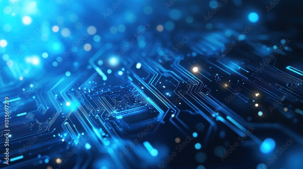Abstract Circuit Board Design Abstract Circuit Board Design