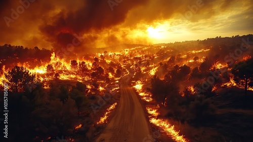 A story of emergency response to wildfires, showcasing the crucial efforts needed to prevent and manage climate disasters in a rapidly warming world.