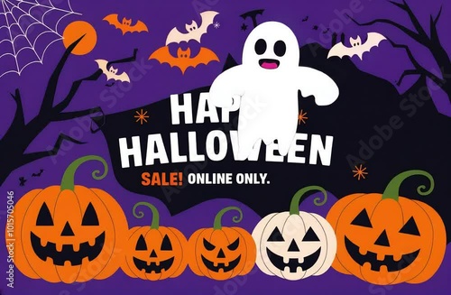 Happy Halloween Sale Online Only Spooky Fun