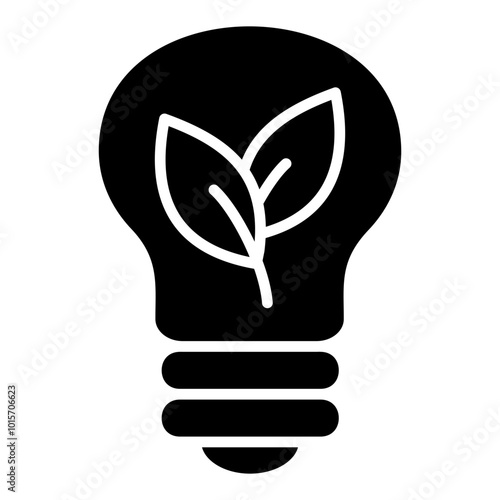 Green Innovation  Icon Element For Design
