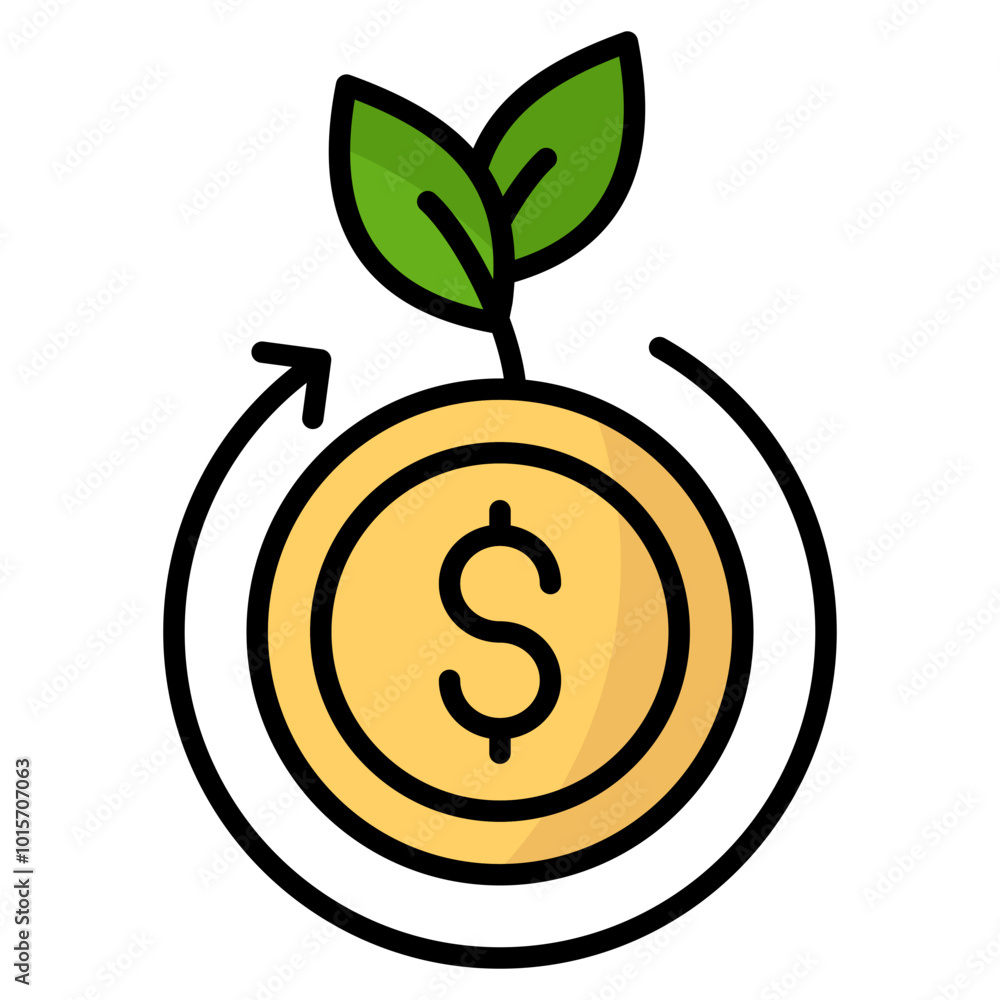 Sustainable Finance Icon Element For Design Sustainable Finance Icon Element For Design