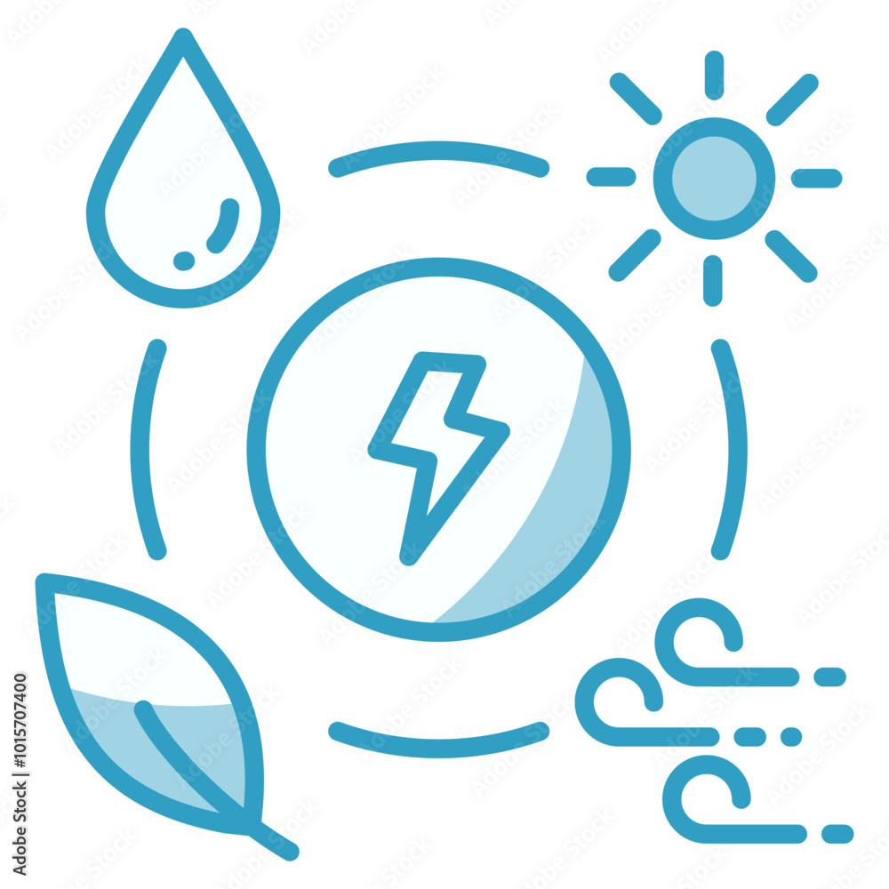 Renewable Resources Icon Element For Design Renewable Resources Icon Element For Design