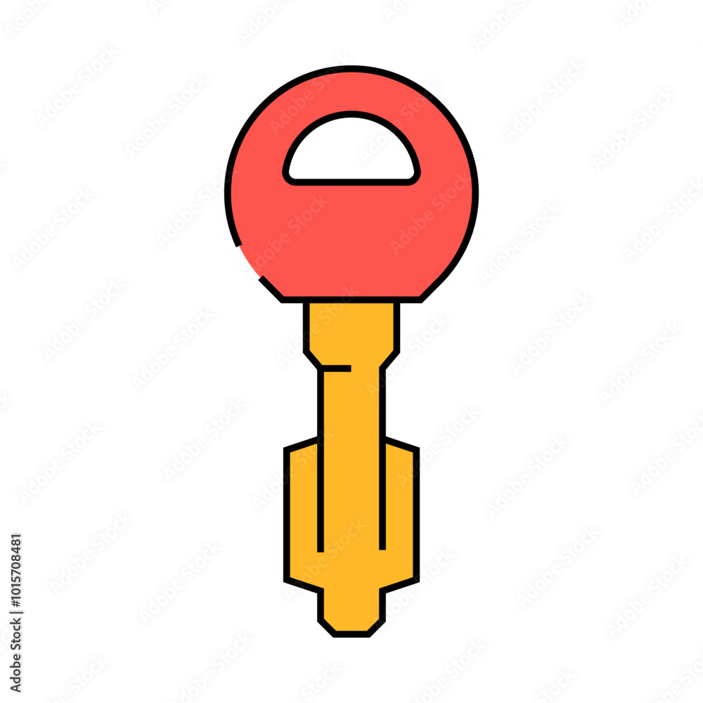 tibble key line icon vector. tibble key sign. isolated symbol illustration tibble key line icon vector. tibble key sign. isolated symbol illustration