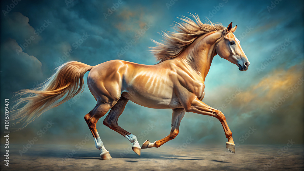 horse in the field horse in the field