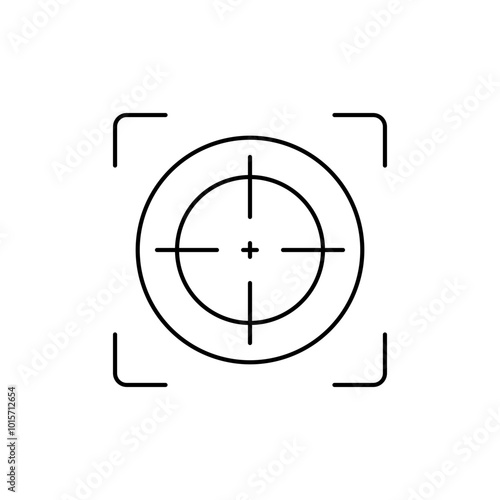 Target target icon, Objective & Goal icons