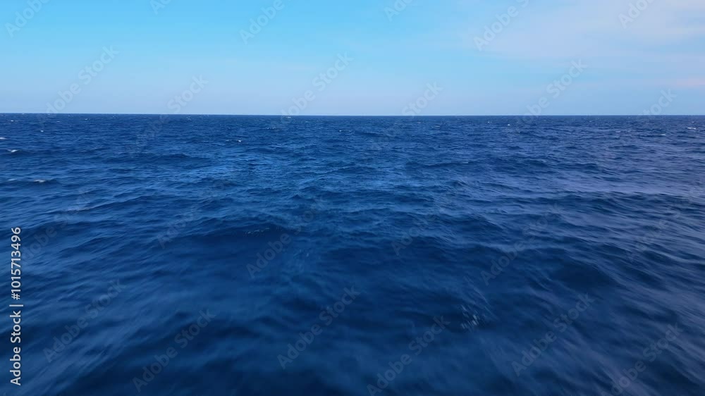 custom made wallpaper toronto digitalDeep blue ocean water under a bright sky with subtle waves creating a peaceful and open seascape