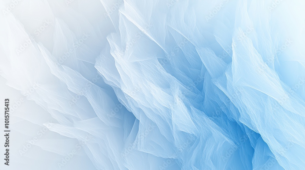 Obraz premium Icy Abstract Background with Soft Textures