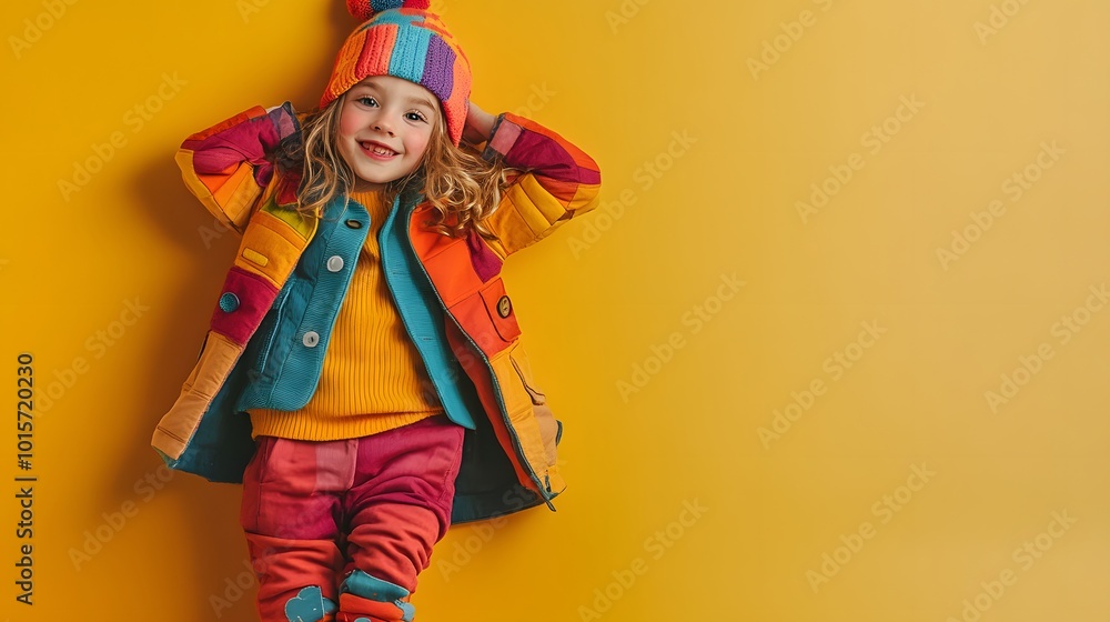 37. A colorful and fun children's outfit with playful patterns and textures 37. A colorful and fun children's outfit with playful patterns and textures