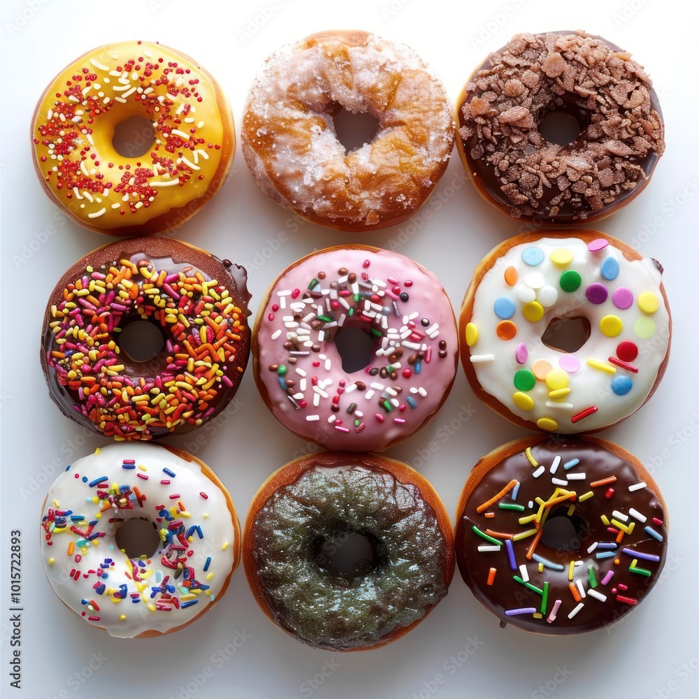 a bunch of doughnuts that are on a table a bunch of doughnuts that are on a table