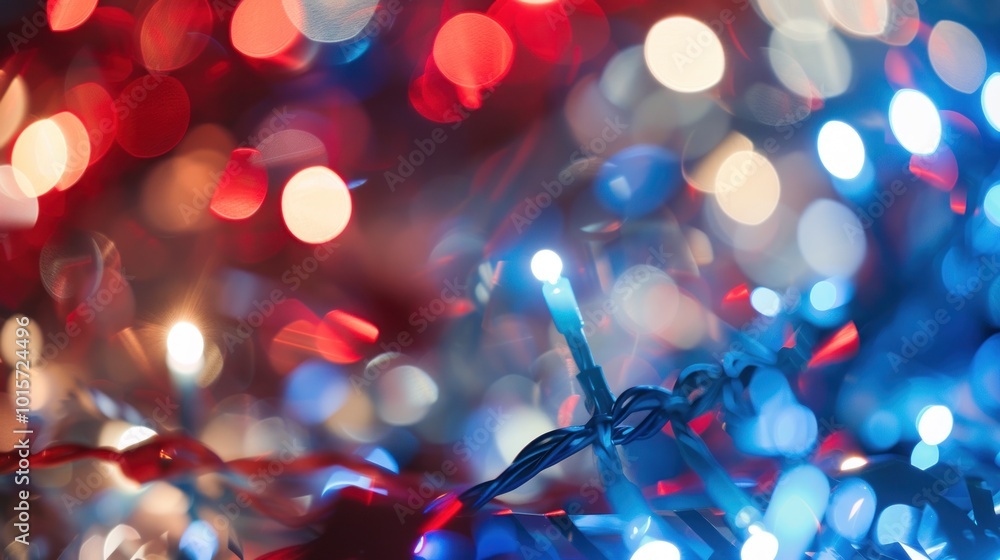 Red and Blue Christmas Lights Red and Blue Christmas Lights