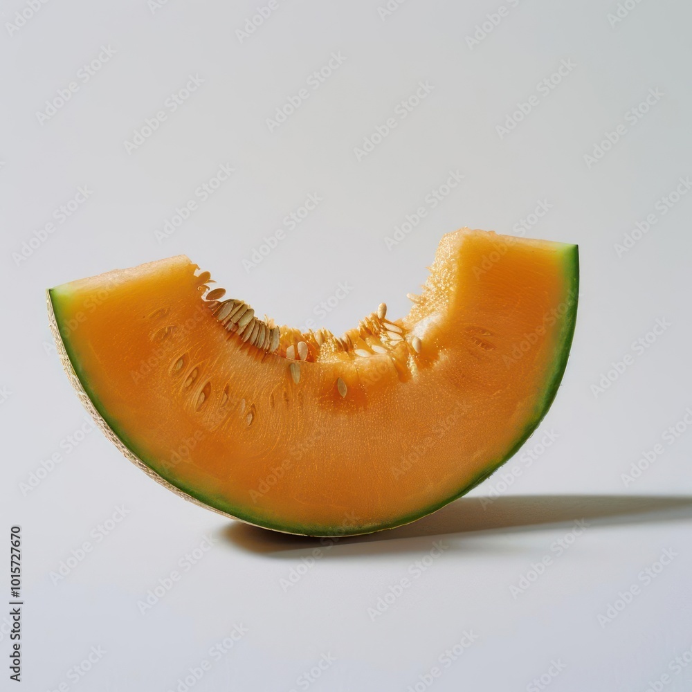 a half of a watermelon on a white background a half of a watermelon on a white background