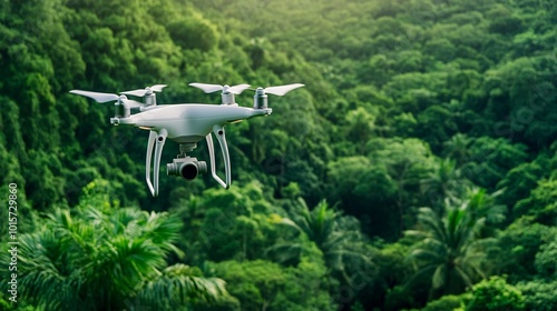 Wallpaper Mural Aerial Drone Capturing Lush Tropical Rainforest Scene Torontodigital.ca