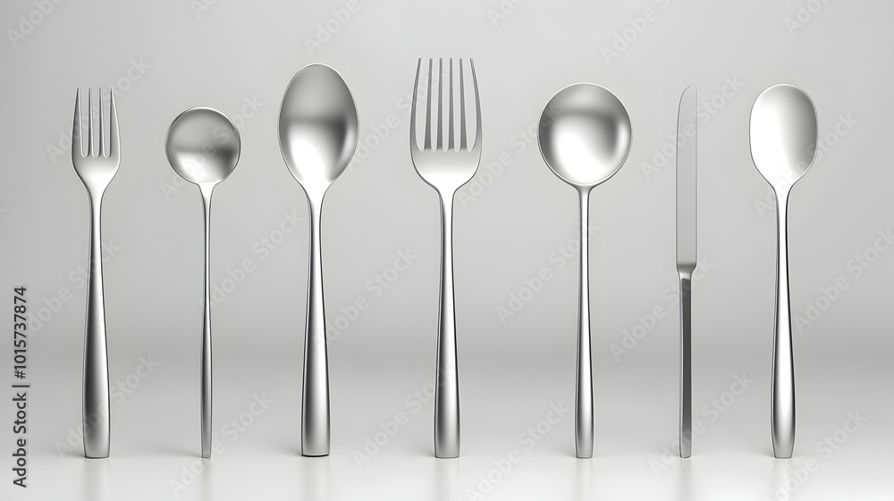 Fototapeta premium Meticulously crafted 3D rendering showcasing a captivating collection of stirring rods in a professional studio environment highlighting their scientific and experimental applications