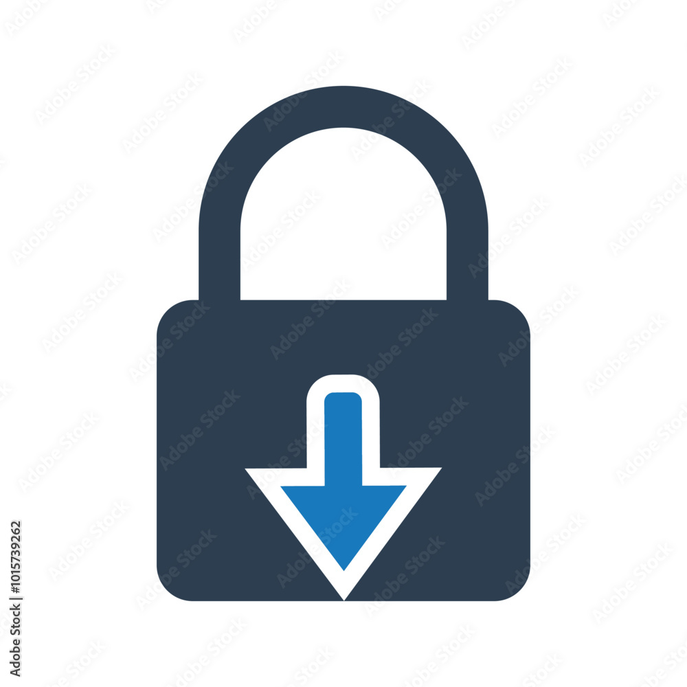 Lock download icon Lock download icon