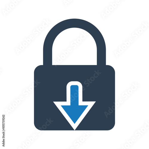 Lock download icon