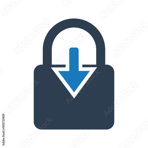 Lock download icon