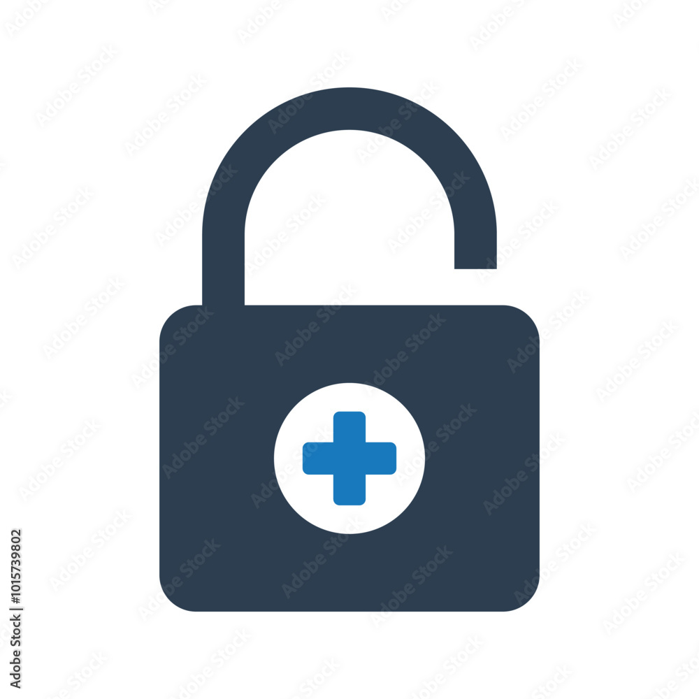 Lock health icon Lock health icon