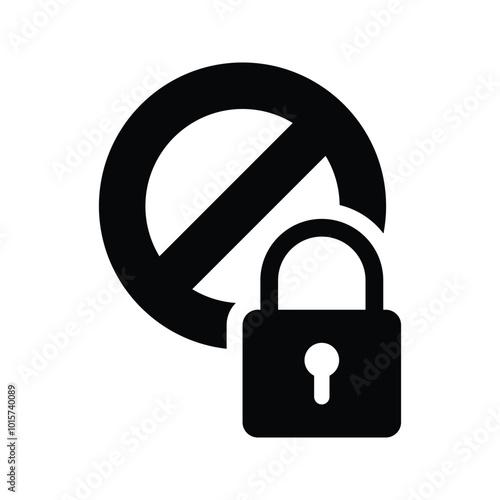 Block lock icon