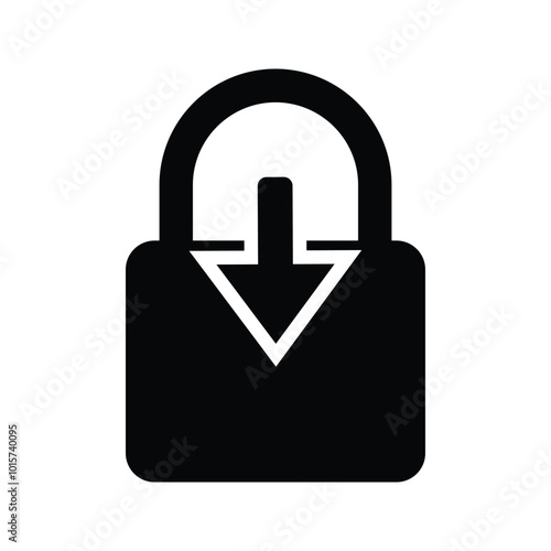 Lock download icon