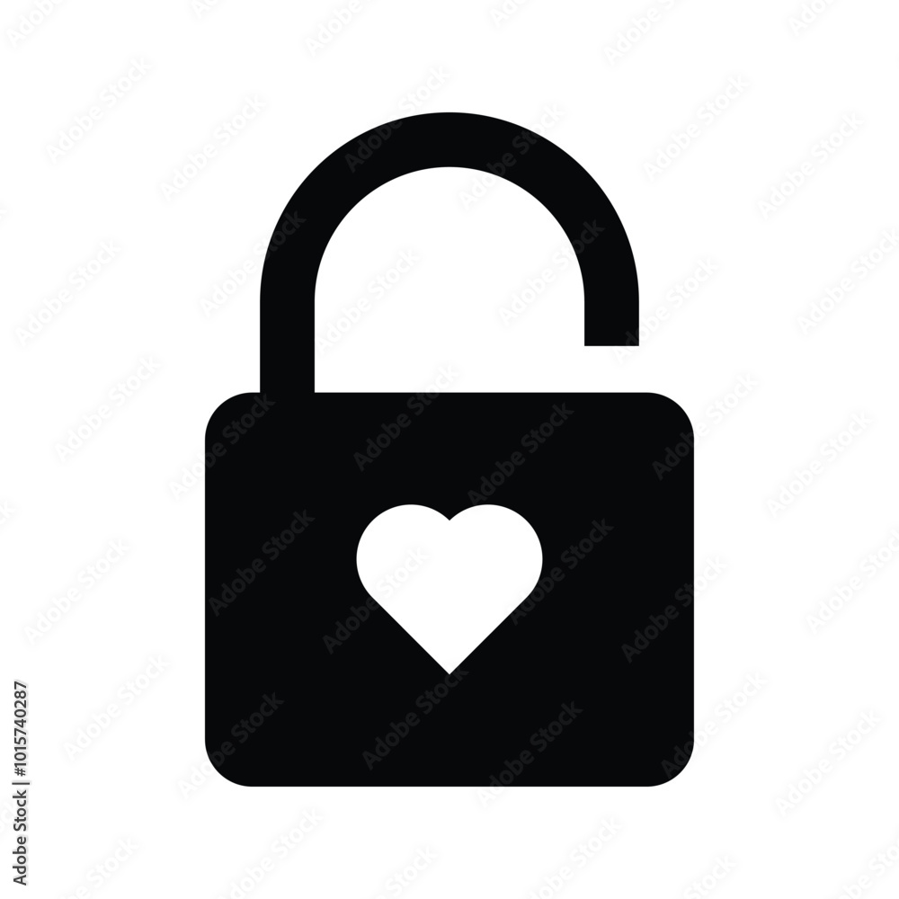 Love lock icon Love lock icon